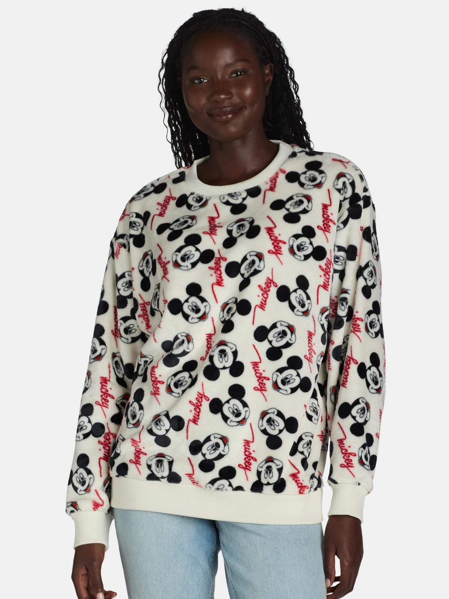 Women's Plush Graphic Character Sweatshirt Gift Box, Sizes XXS-4X | Walmart (US)