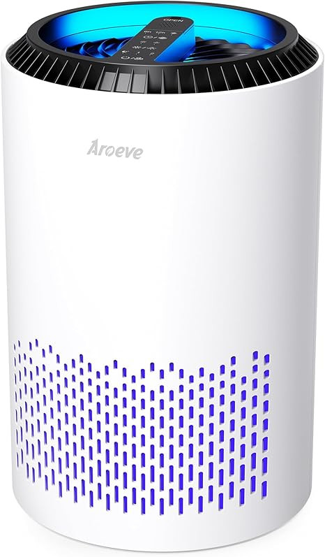 AROEVE Air Purifiers for Bedroom Home, Air Purifier Air Cleaner For Smoke Pollen Dander Hair Smel... | Amazon (US)
