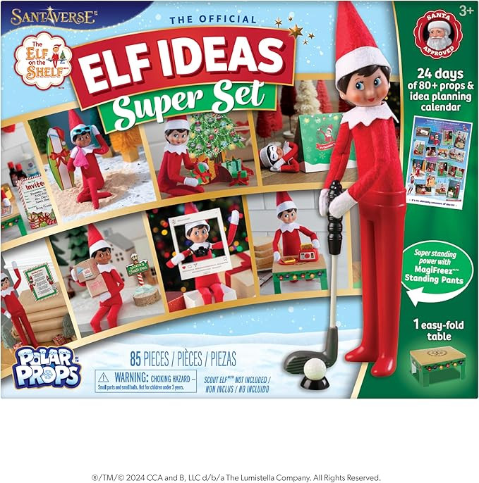 The Elf on the Shelf 24-Day Super Set Official The Elf on the Shelf Ideas for 24 Days of Elf Magi... | Amazon (US)