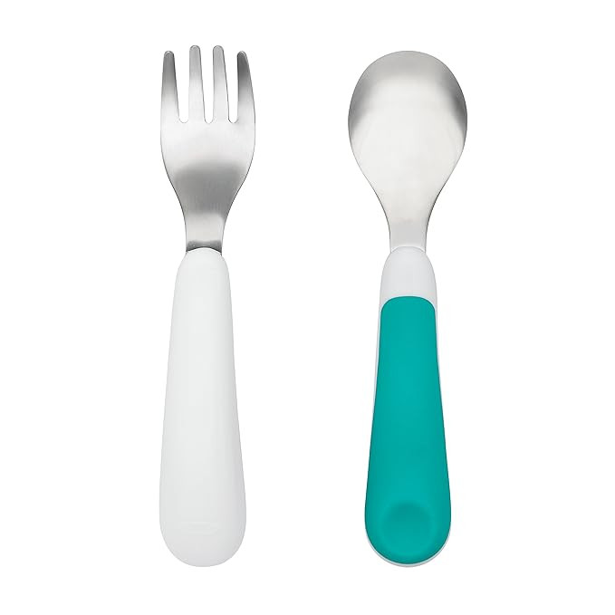 OXO Tot Fork & Spoon Set- Teal | Amazon (US)