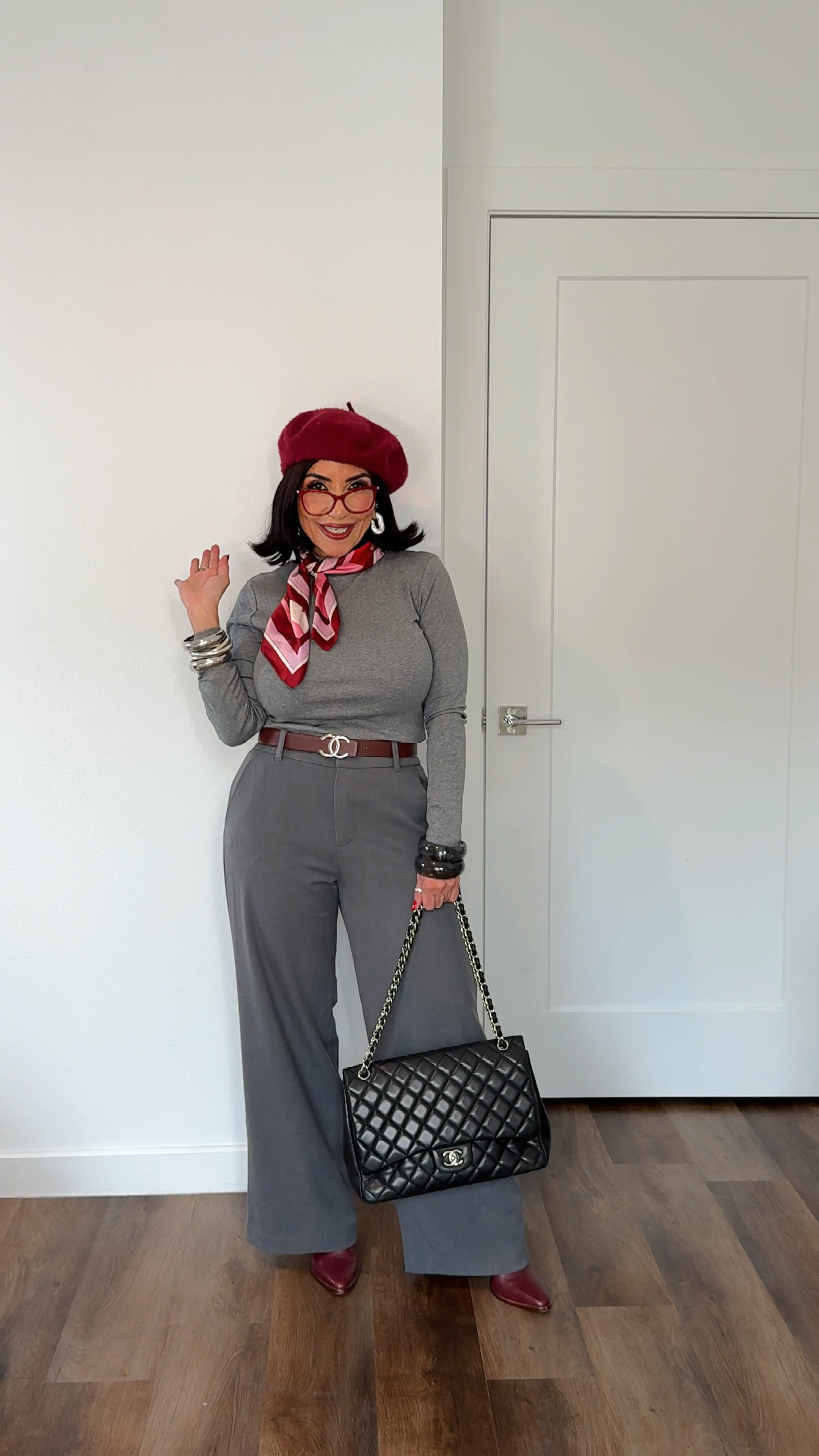Let’s style Gray and Burgundy 🌟
I take TTS in all. I’m 5’0 and 36DD. I love shopping at Gap for my basics and these trousers and top are so comfortable. Comfy and elevated!

#LTKOver40 #LTKWatchNow #LTKStyleTip