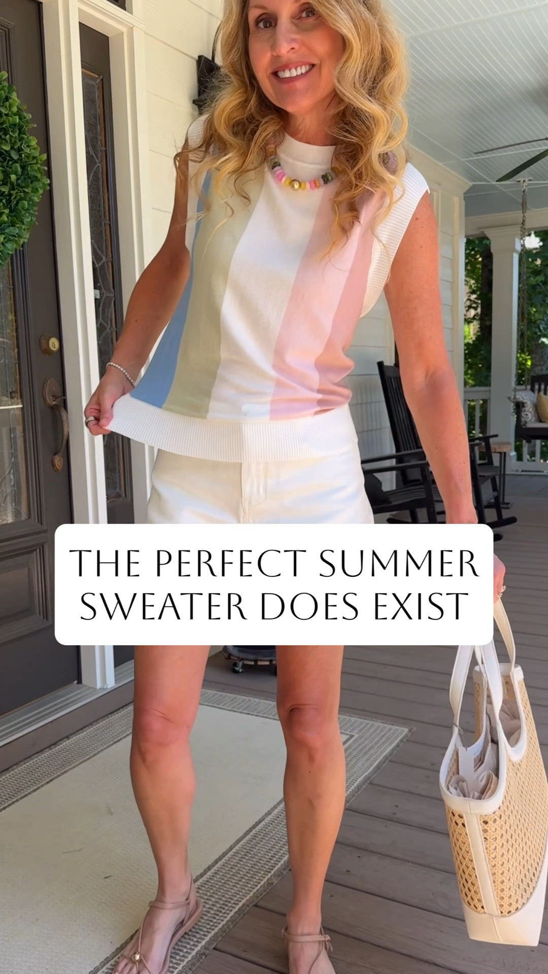One of those outfits that feels as good as it looks- super comfy soft sweater and stretchy scalloped shorts are the perfect casual summer look 🤍
Wearing a small and a 4 in shorts 

Amazon fashion, Amazon outfit, Amazon summer outfit, pastel sweater, lightweight knit, casual chic outfit, midlife fashion, classic style, everyday outfit, vacation style, affordable fashion, Amazon finds, Amazon style, summer wardrobe
#AmazonFashion #AmazonFinds #AmazonStyle #AmazonOutfit #SummerStyle #PastelFashion #MidlifeFashion #ClassicStyle #CasualChic #VacationStyle #AffordableFashion #OOTD #FashionOver50 #SummerWardrobe #StyleInspiration

#LTKgrwm #LTKootd #LTKOver40