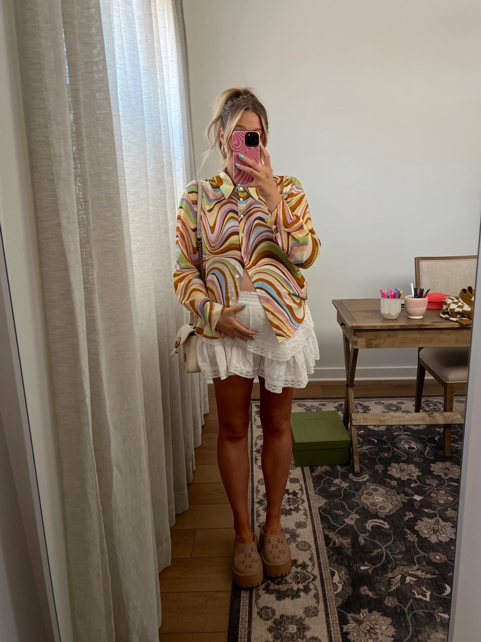 Song of style top: M tts super lightweight
Skort is $60!! Size M tts stretchy. Gucci slides are from last summer but linked the nude pair & a lookalike that’s the same color I love this style for summer! 

#LTKunder100 #LTKshoecrush