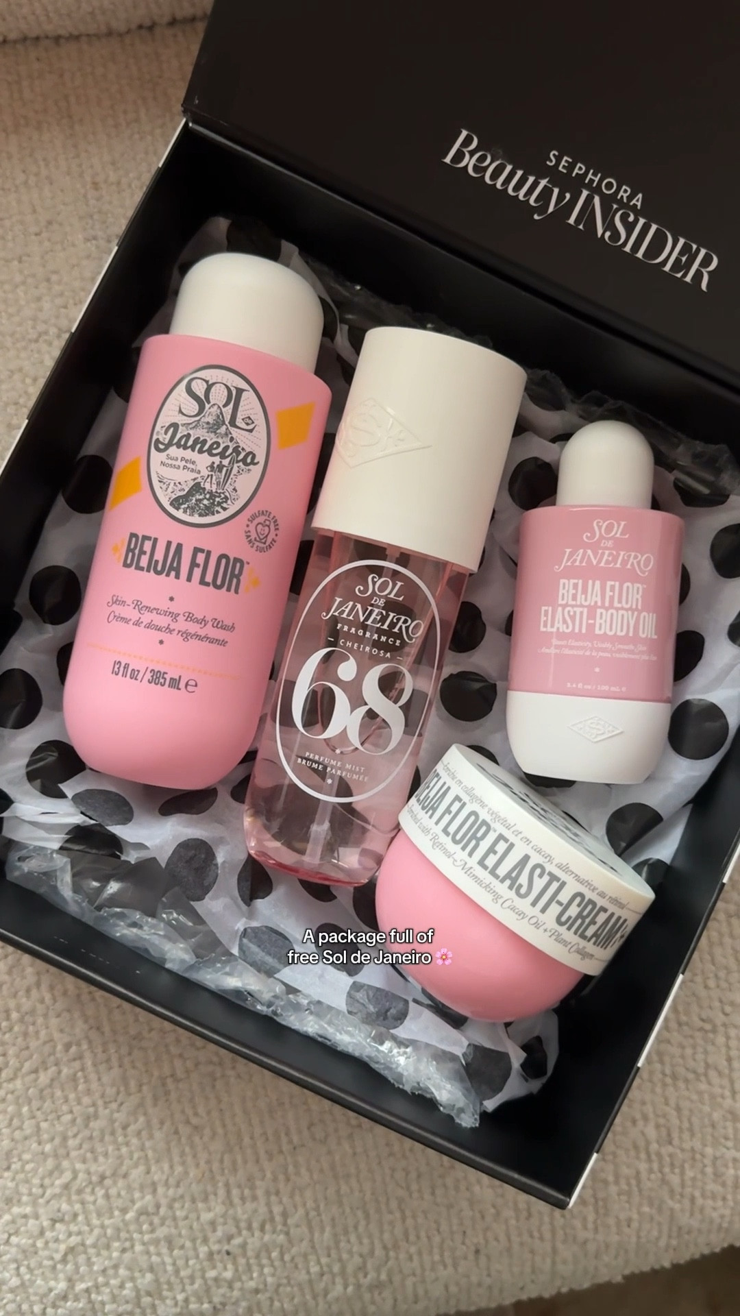 The kind of Sephora Rewards Gift that I love. All fizz sized Sol de Janeiro products 🥰😍 Smells like light Jasmine and Dragonfruit 🌸

#LTKFindsUnder50 #LTKBeauty #LTKGiftGuide