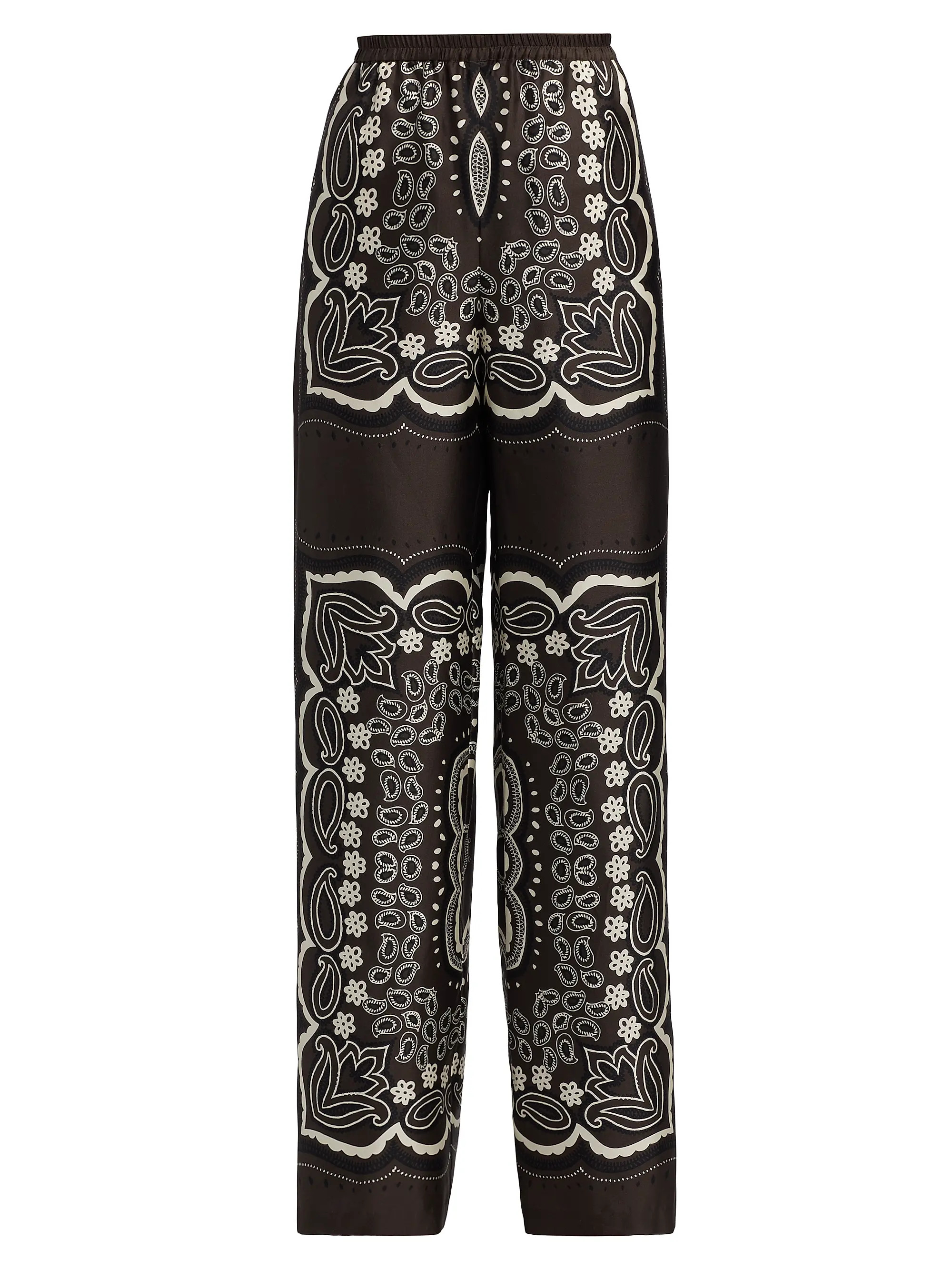 Nili Lotan Morgan Silk Bandana Pants | Saks Fifth Avenue | Saks Fifth Avenue