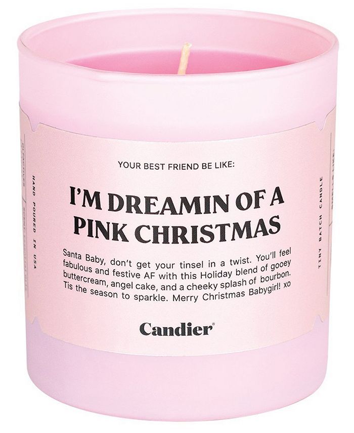 Pink Christmas Candle, 9 oz | Macys (US)
