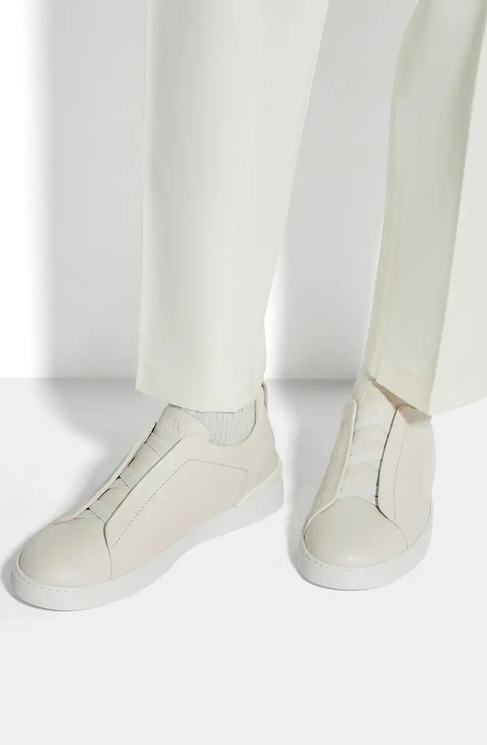 ZEGNA Triple Stitch\u2122 SECONDSKIN Sneaker (Men) | Nordstrom | Nordstrom