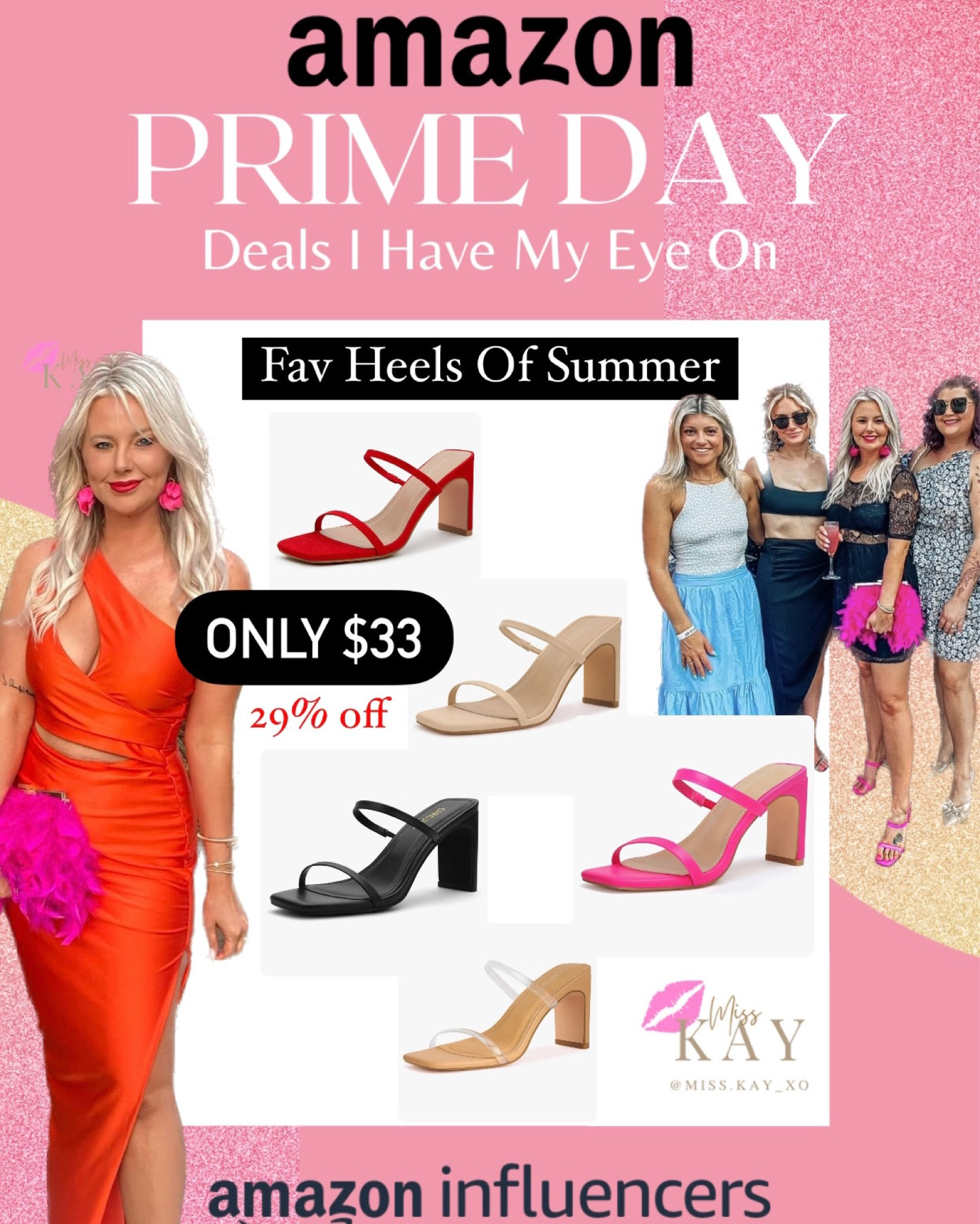 My favorite heels of summer are on sale during Amazon Prime Day! I love the fun pink color. 

#LTKSaleAlert #LTKFindsUnder50 #LTKShoeCrush