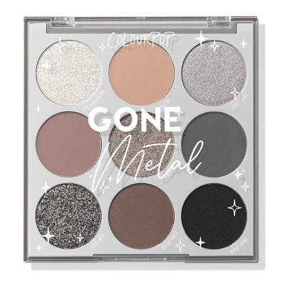 ColourPop 9-Pan Eyeshadow Makeup Palette - Gone Metal - 0.3oz | Target