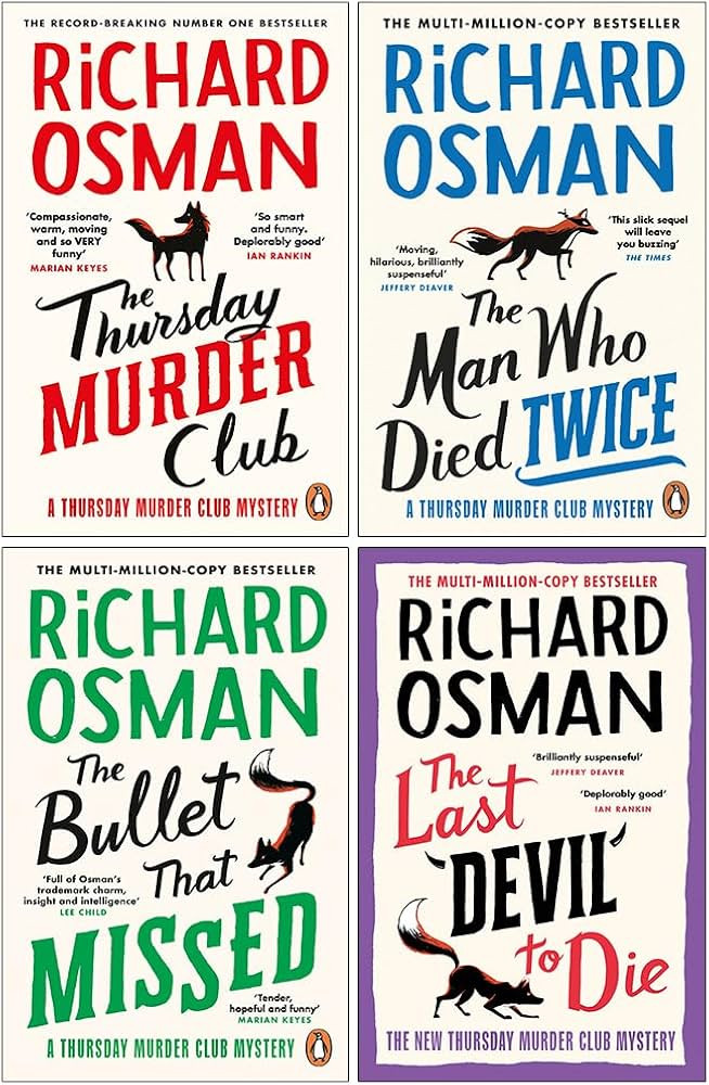 Richard Osman Collection 4 Books Set (The Thursday Murder Club, The Man Who Died Twice, The Bulle... | Amazon (UK)