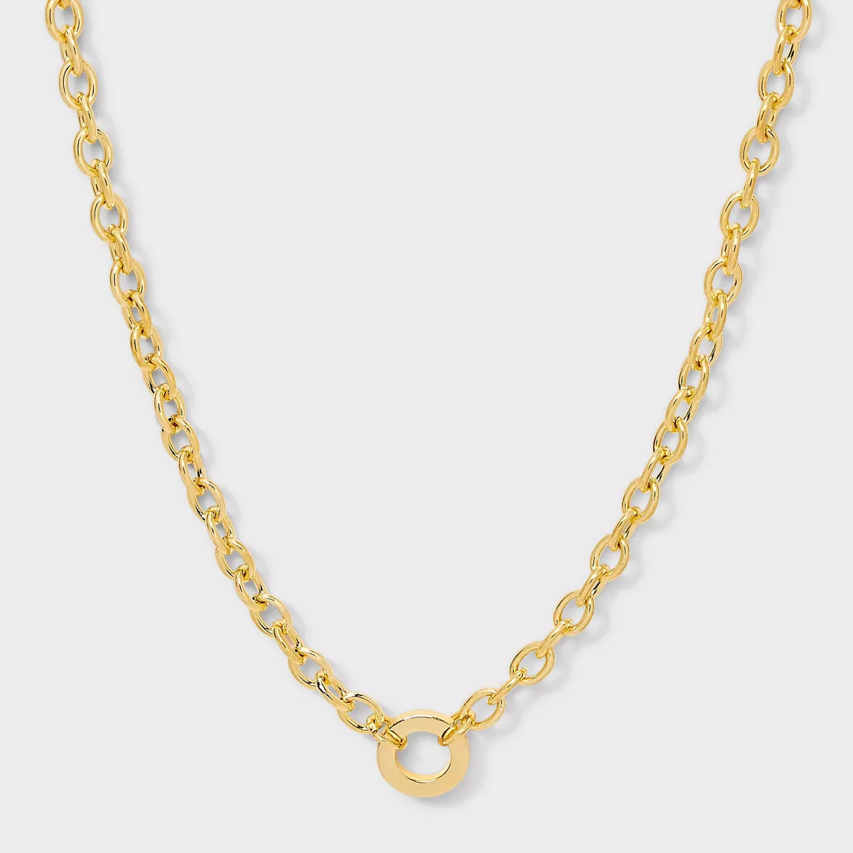SUGARFIX by BaubleBar Chain Necklace - Gold: Brass Charm Jewelry with Lobster Claw Clasp, 14" Len... | Target