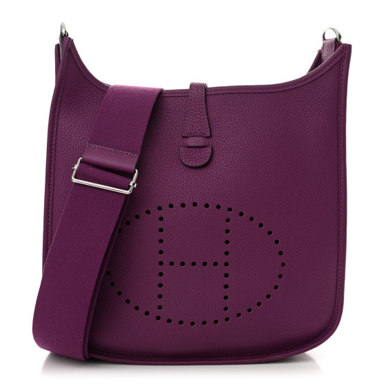 Taurillon Clemence Evelyne III PM Anemone | FASHIONPHILE (US)