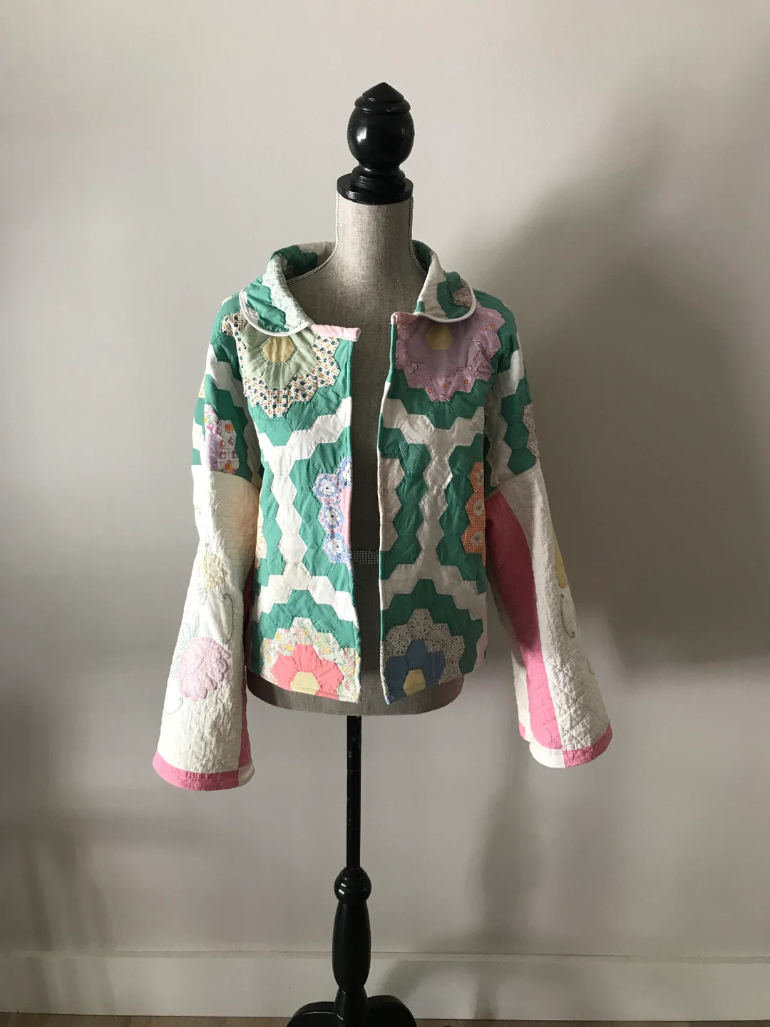 Quilted Jacket Vintage Quilt Jacket Patchwork Quilt Jacket - Etsy | Etsy (US)