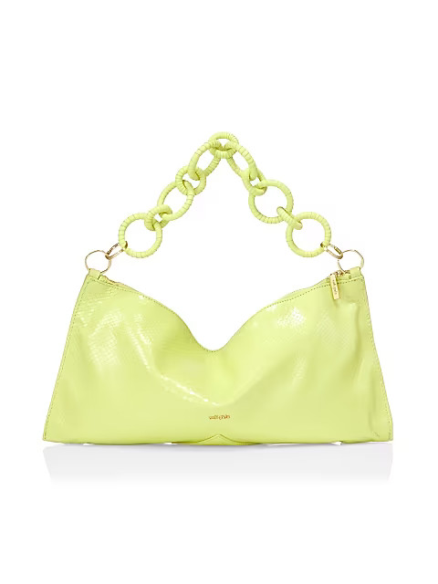 Mini Hera Ring Snake-Embossed Leather Shoulder Bag | Saks Fifth Avenue