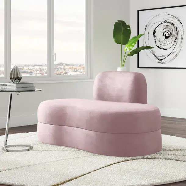 Rocheport 80" Velvet Armless Sofa | Wayfair North America