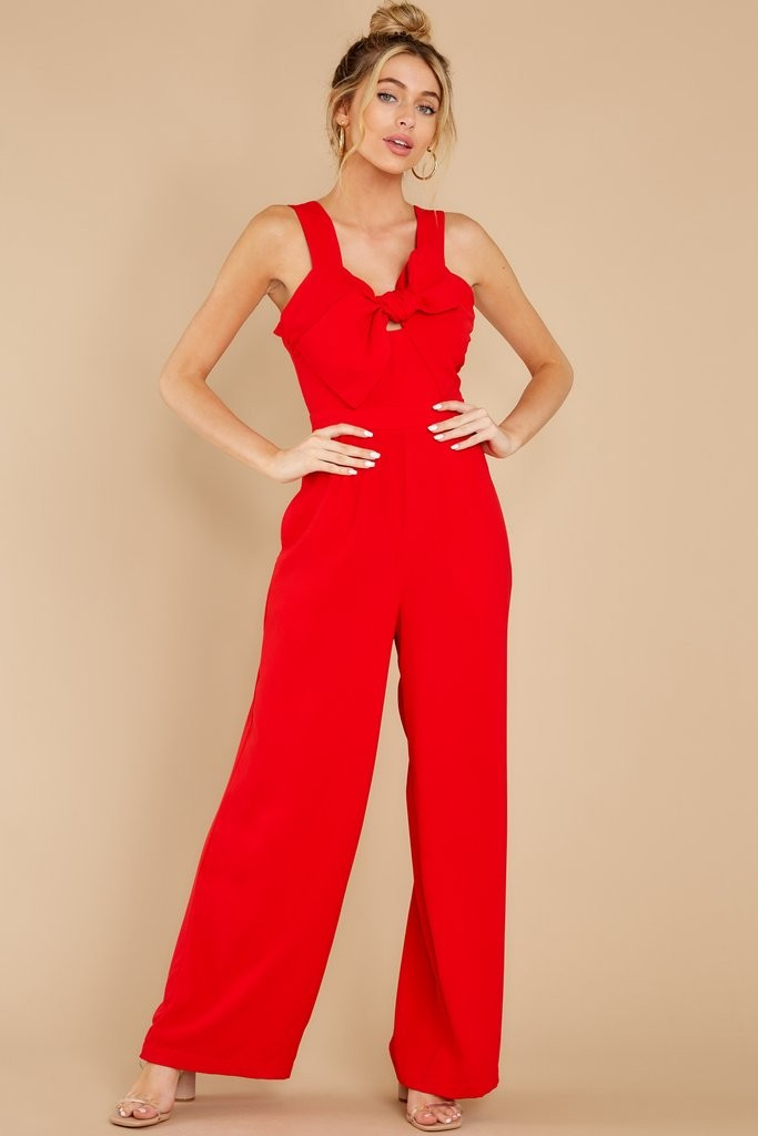 Always Wanting You Red Jumpsuit | Red Dress 