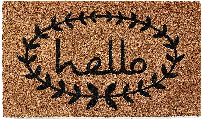Home & More 121812436 Calico Hello Doormat 2-Feet X 3-Feet | Amazon (CA)