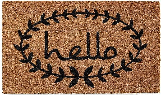 Home & More 121812436 Calico Hello Doormat 2-Feet X 3-Feet | Amazon (CA)