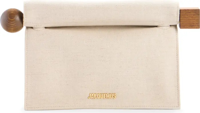 La Pochette Rond Carr\u00e9 Canvas Clutch | Nordstrom