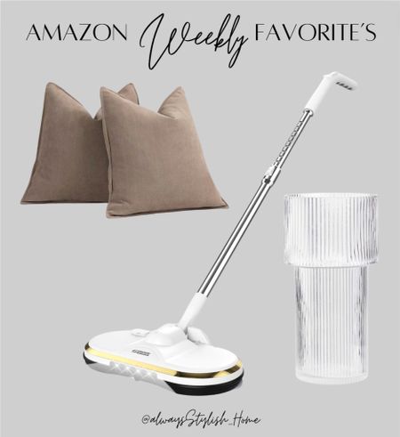 Best Sellers of the week! the affordable, soft texture throw pillows, the handy, cordless, electric spin mop and the beautiful, viral, fluted or ribbed glass vase

#LTKHome #LTKFindsUnder50 #LTKSaleAlert