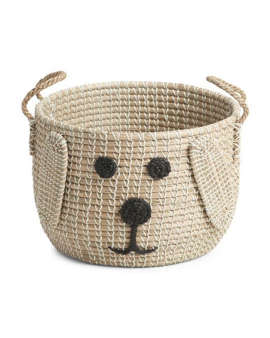 Dog Face Storage Basket | TJ Maxx