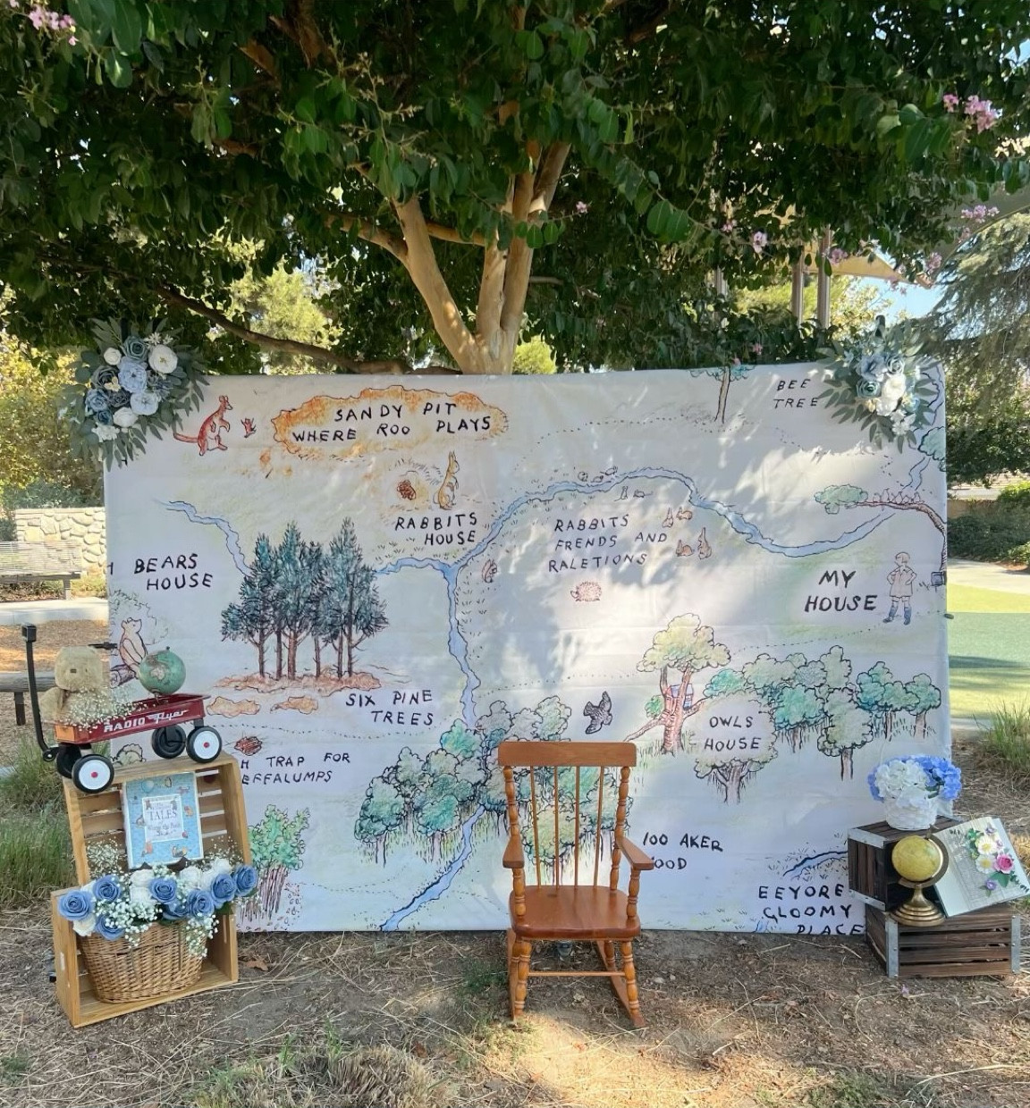 Winnie the Pooh Backdrop 