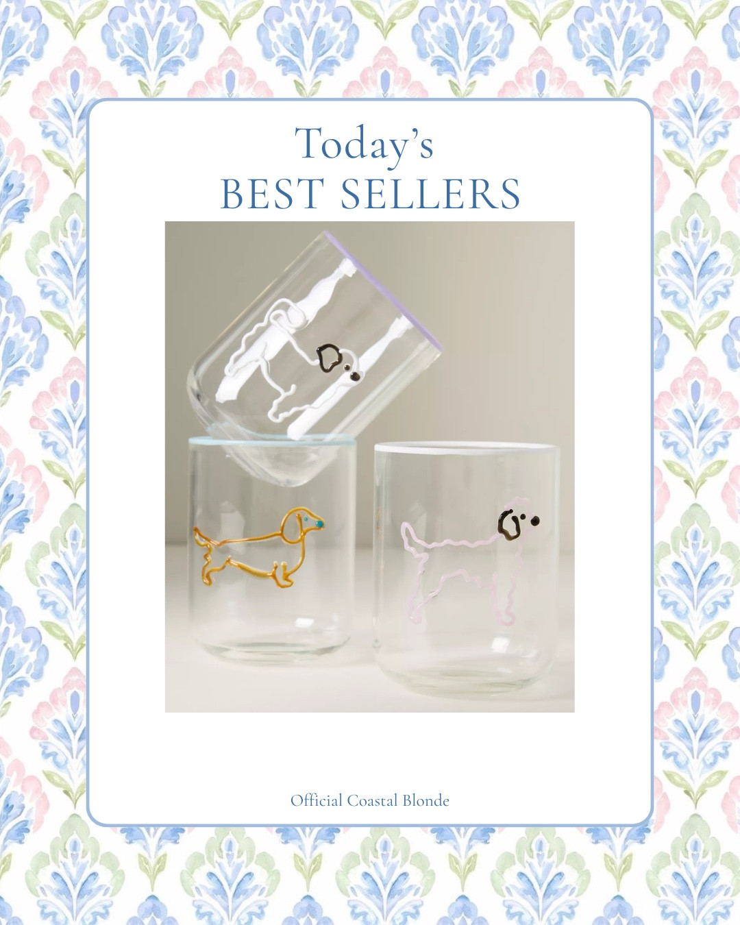 Dog glassware
Water glasses tumblers 
Home finds

#LTKHome