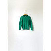 90S Kelly Green Sweater - Vintage Women's S | Etsy (US)