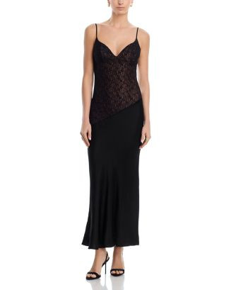 Aralia Lace Satin Dress | Bloomingdale's (US)