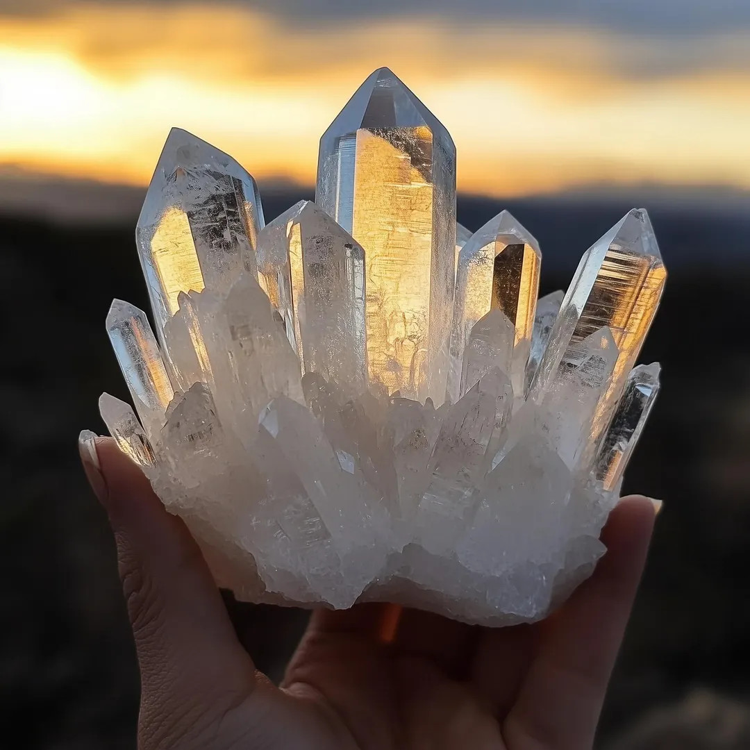 Crystal cluster, Natural Raw Clear Quartz Geode Cluster, White Crystal Home Decor, Quartz Point V... | Etsy (US)