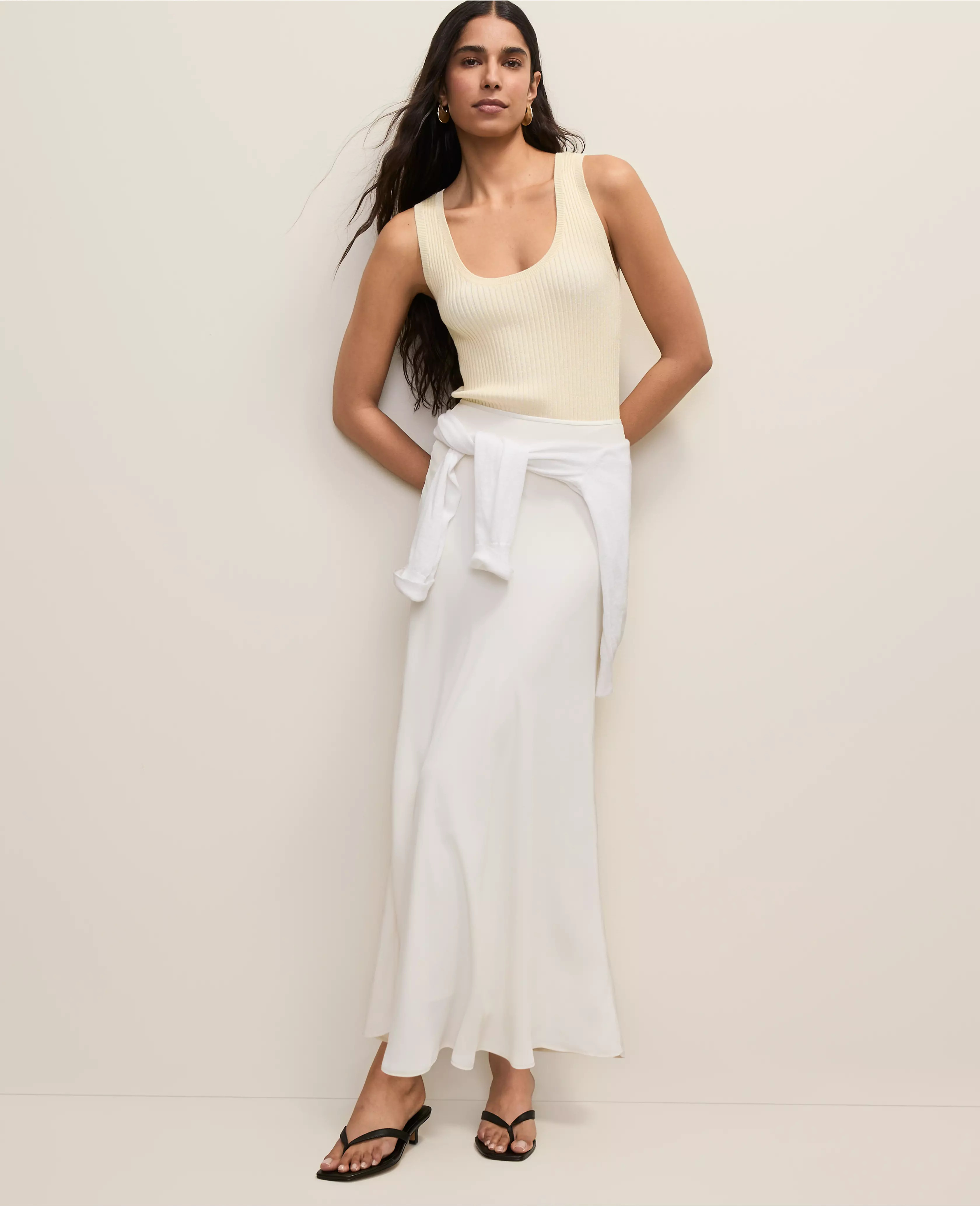 Bias Flare Maxi Skirt | Ann Taylor