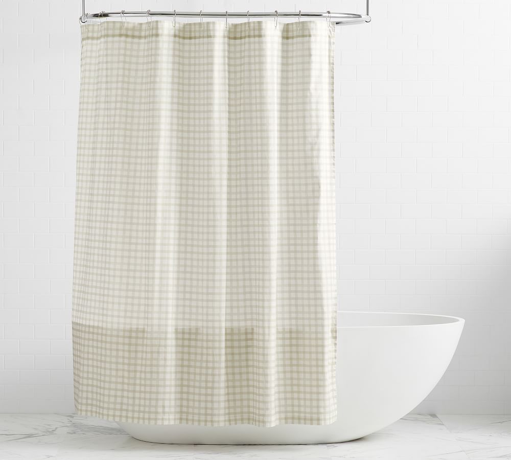 Kipton Plaid Shower Curtain | Pottery Barn (US)