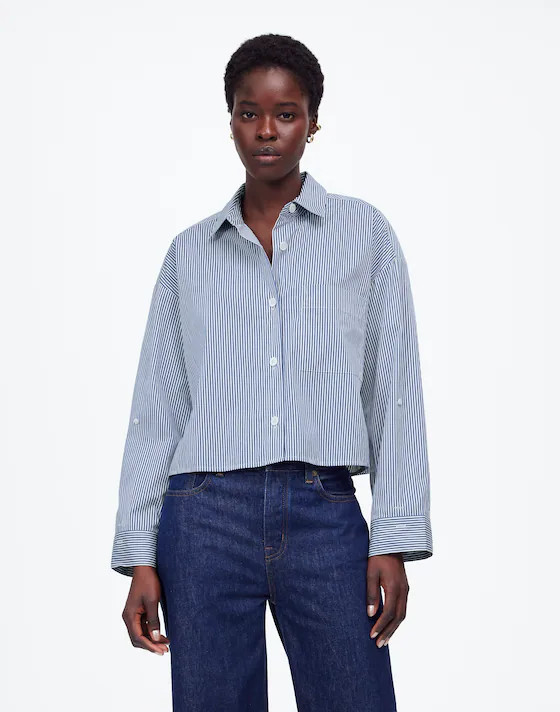 Straight-Hem Shirt | Madewell | Madewell