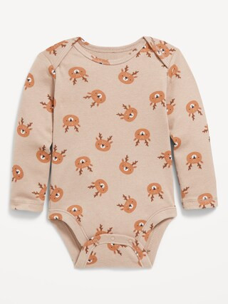 Long-Sleeve Printed Bodysuit for Baby | Old Navy (US)