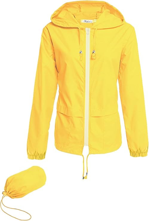 Hount Women's Lightweight Hooded Raincoat Waterproof Packable Active Outdoor Rain Jacket (S-3XL) | Amazon (US)