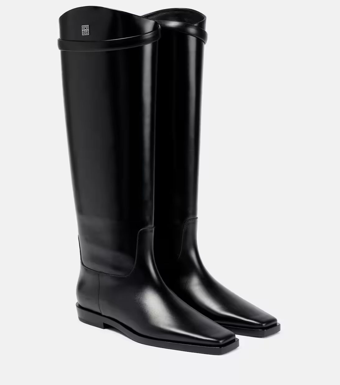 Leather knee-high boots | Mytheresa (INTL)