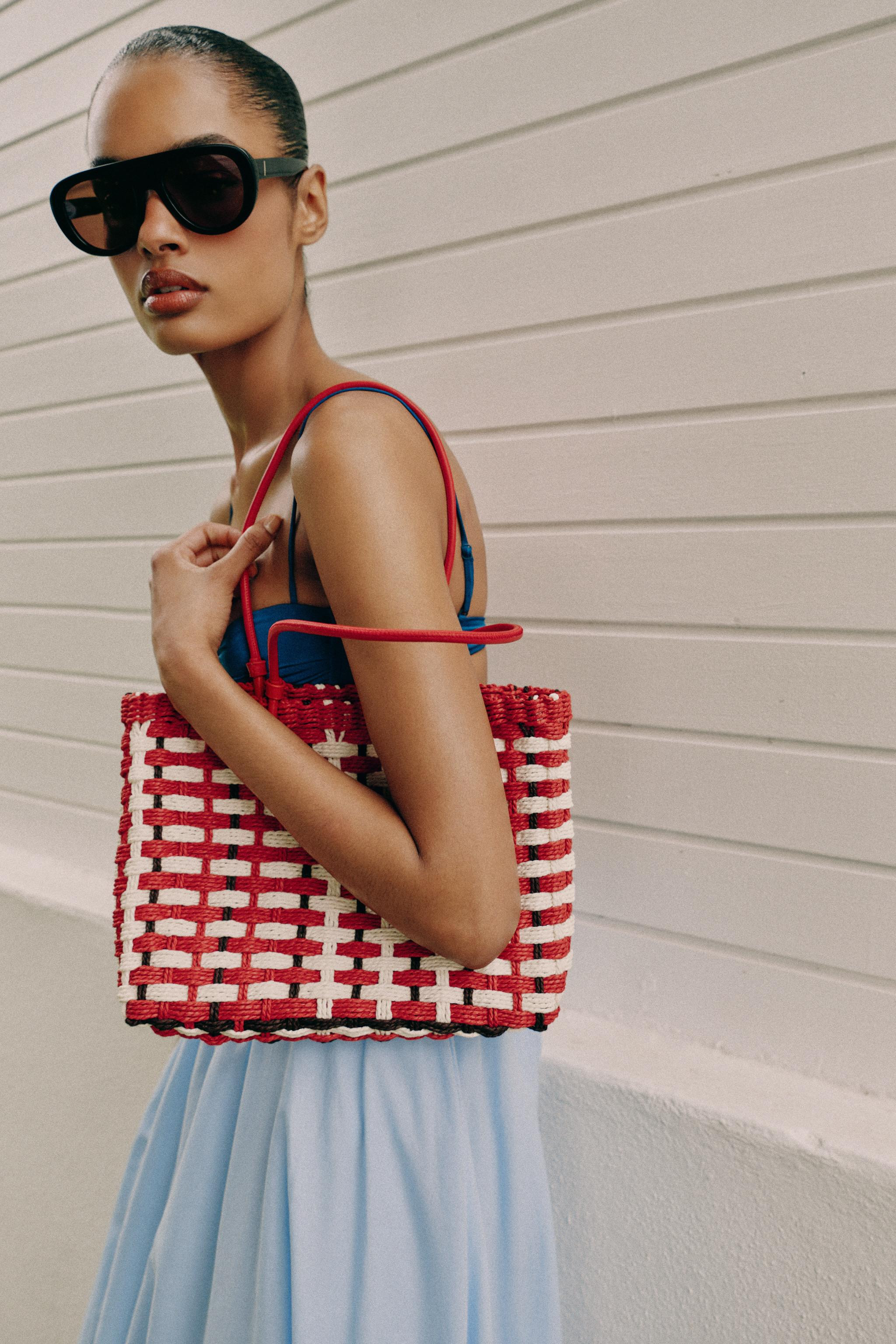 BRAIDED-EFFECT MINI TOTE BAG | Zara US
