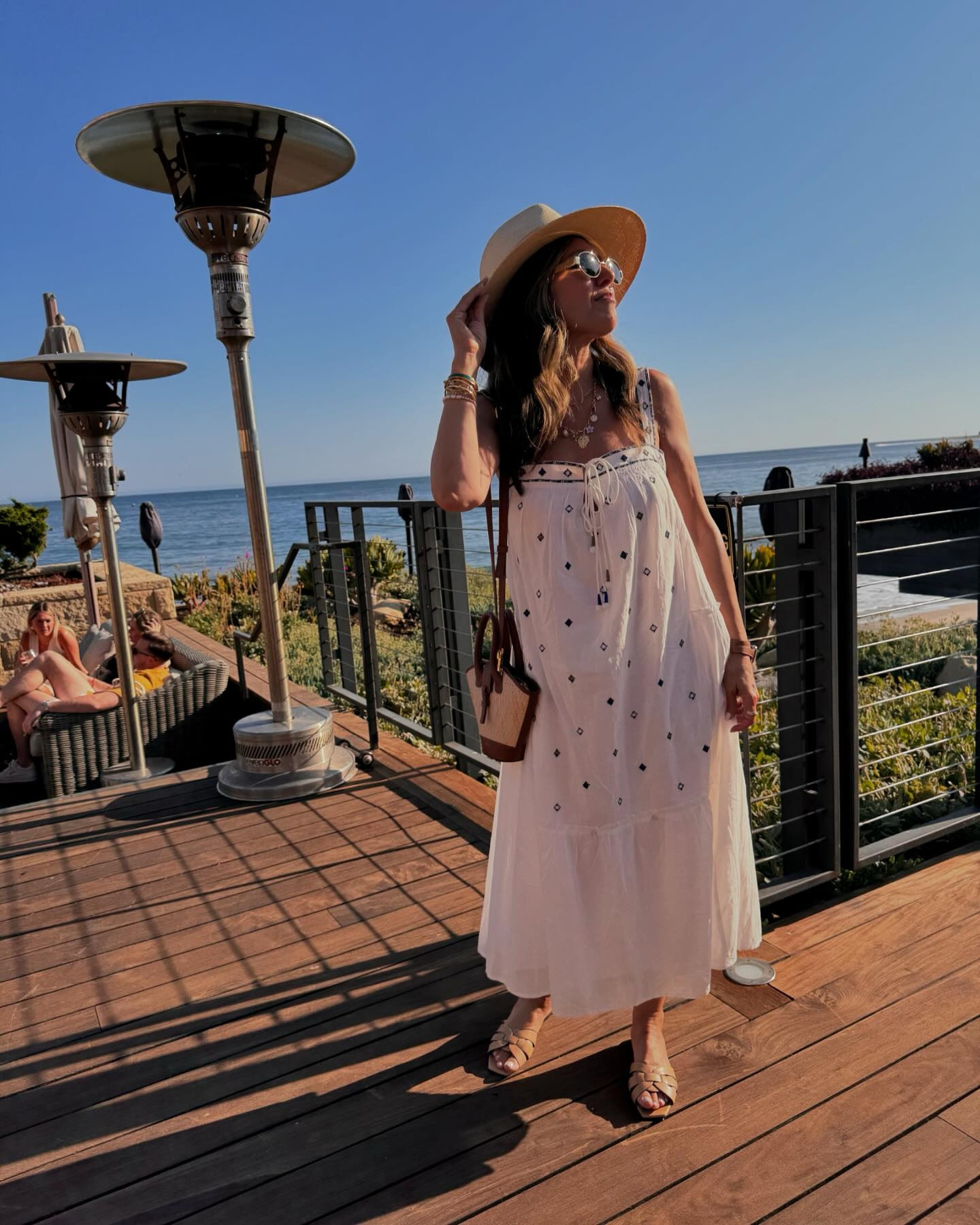 Perfect summer day look for Malibu, The Hamptons and any European or sophisticated beach travel! ✨

I just bought this dress at the Velvet event hosted by my friend @lisabreckenridge and it was a big hit! 🤍💙 I wore it to my happy place (soho beach house) last Friday and received quite a few compliments on it so I thought I’d share asap! 😘 I will be def be wearing on repeat. P.S. I  normally wear a size 2 and took an xs in this dress…it runs on the fuller side.

Want to feel 10 years younger (and as a result look 10 years younger)? Keep following for my best tips in clean beauty, fashion, wellness and more! 

#theglowgirl #mystylediary #authenticself #whitedress #over50style

#LTKOver40 #LTKStyleTip #LTKSeasonal