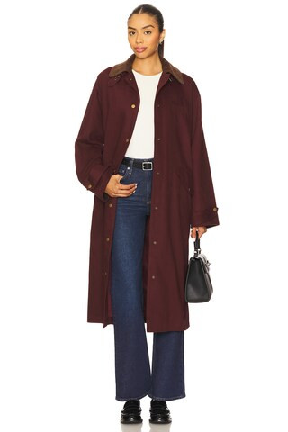 Line & Dot Chelsea Jacket in Bordeaux from Revolve.com | Revolve Clothing (Global)