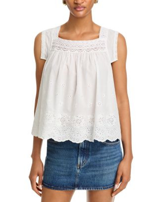 Claudia Eyelet Top | Bloomingdale's (US)