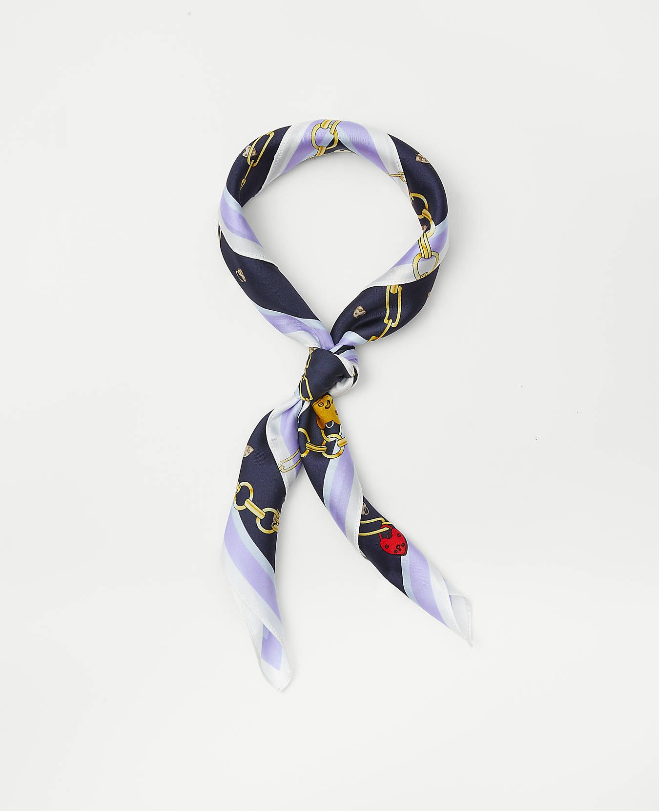 Charmed Heart Silk Little Scarf | Ann Taylor (US)