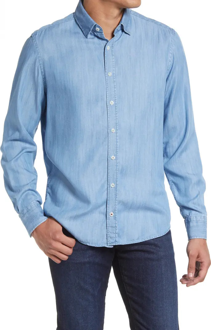 Stone Rose Tencel® Denim Button-Up Shirt | Nordstrom | Nordstrom
