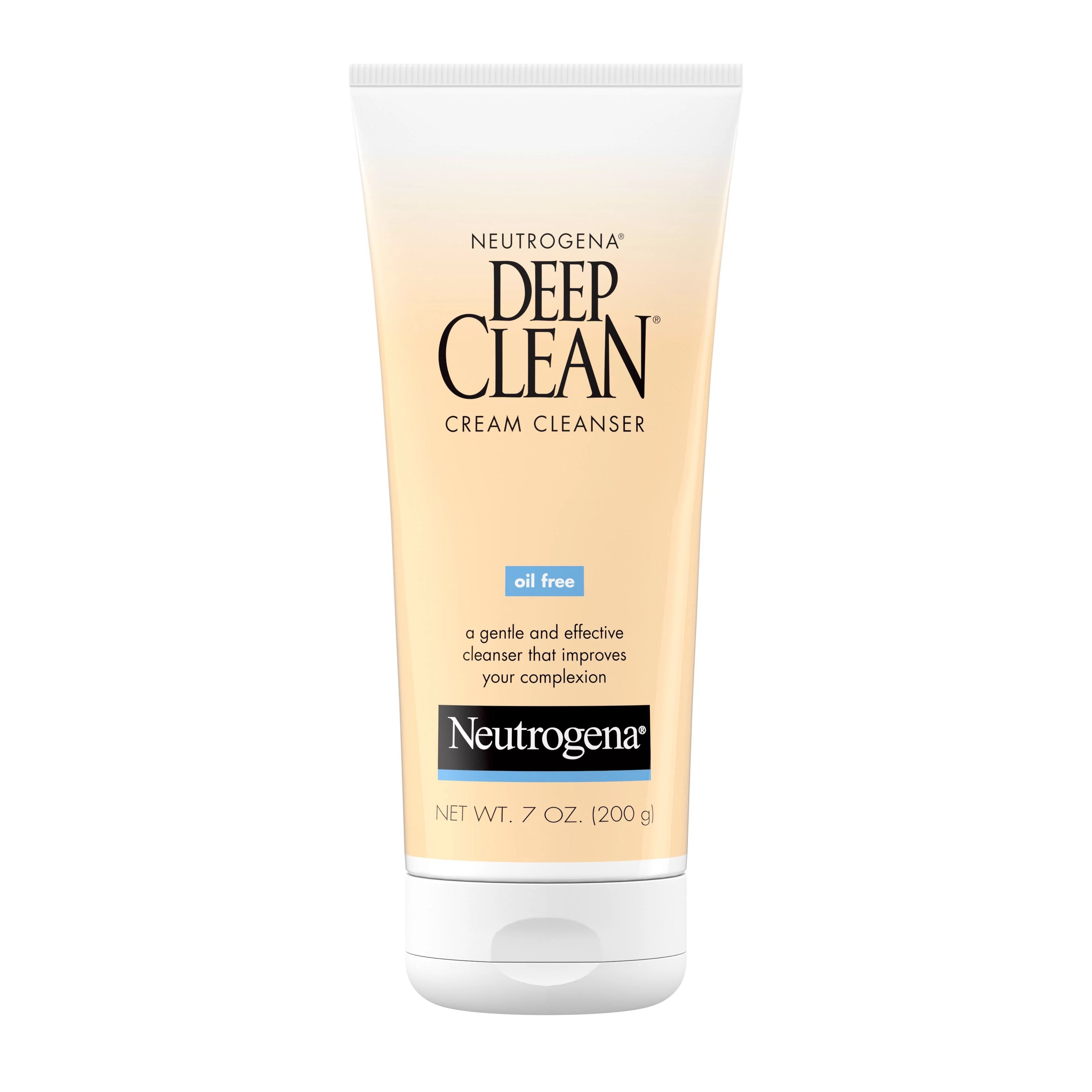 Neutrogena Deep Clean Daily Facial Cream Cleanser with Beta Hydroxy Acid to Remove Dirt, Oil & Ma... | Walmart (US)