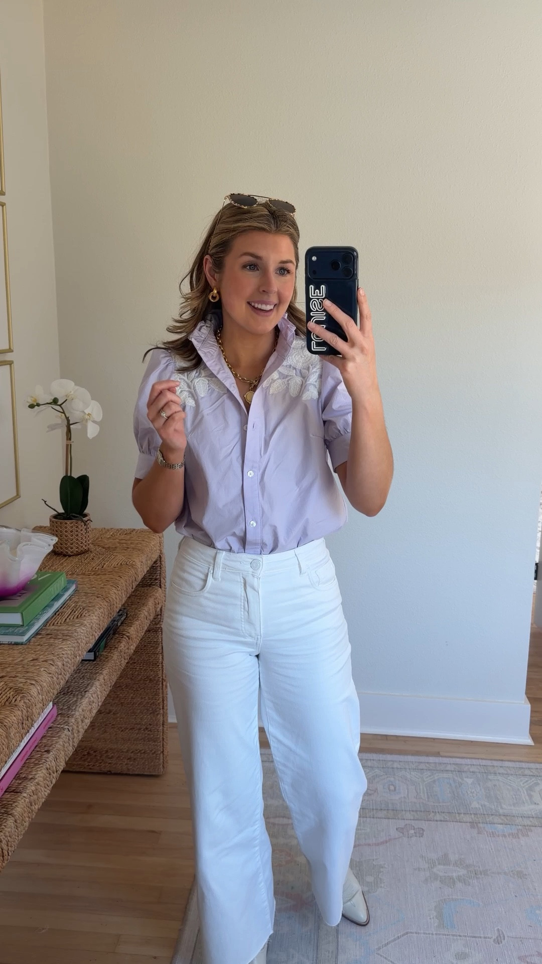 OOTD today! Code LOUISE15 for 15% off at Avara! Can’t link my boots in LTK but they are from Petite Paloma 