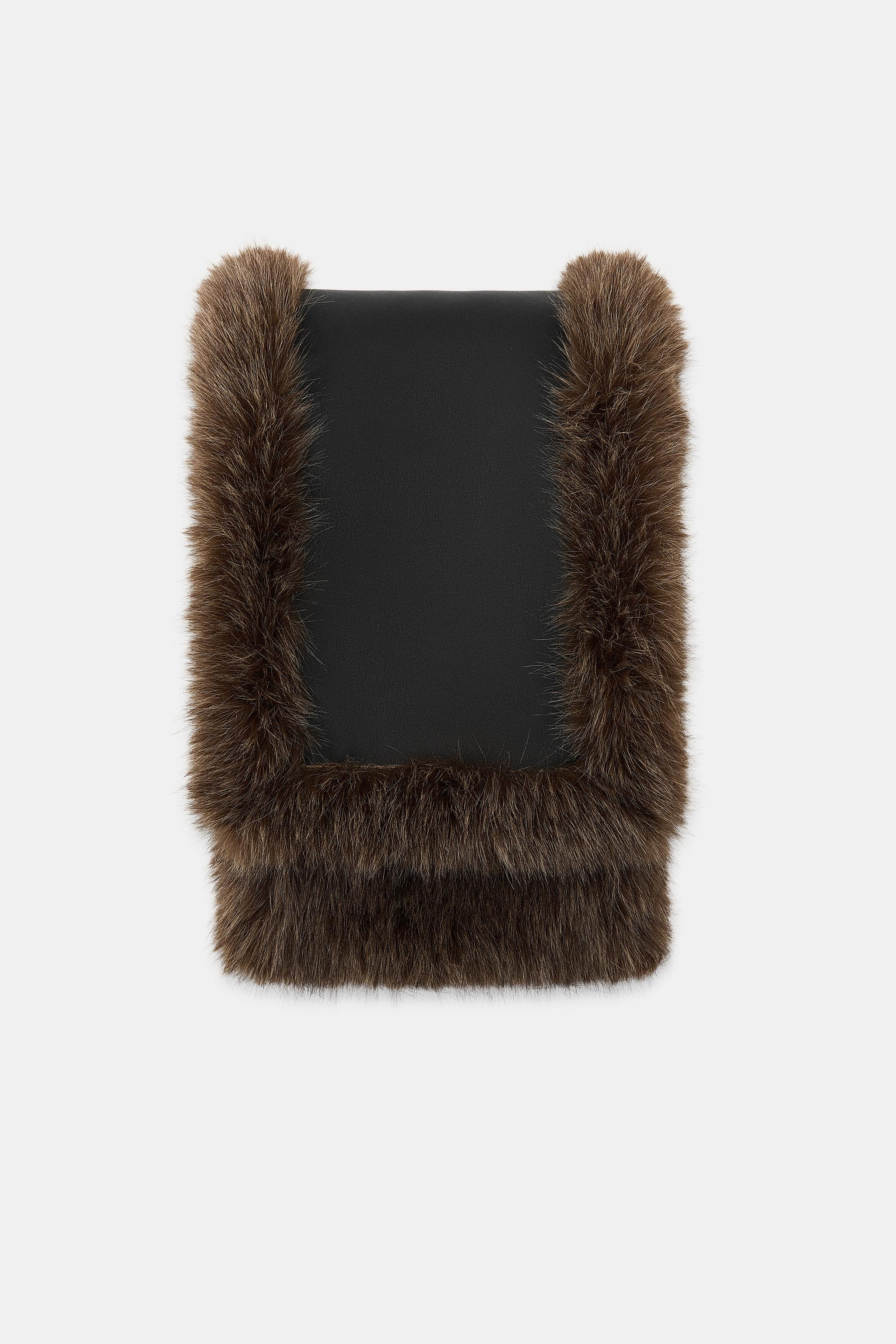 COMBINATION FAUX FUR SCARF | Zara US