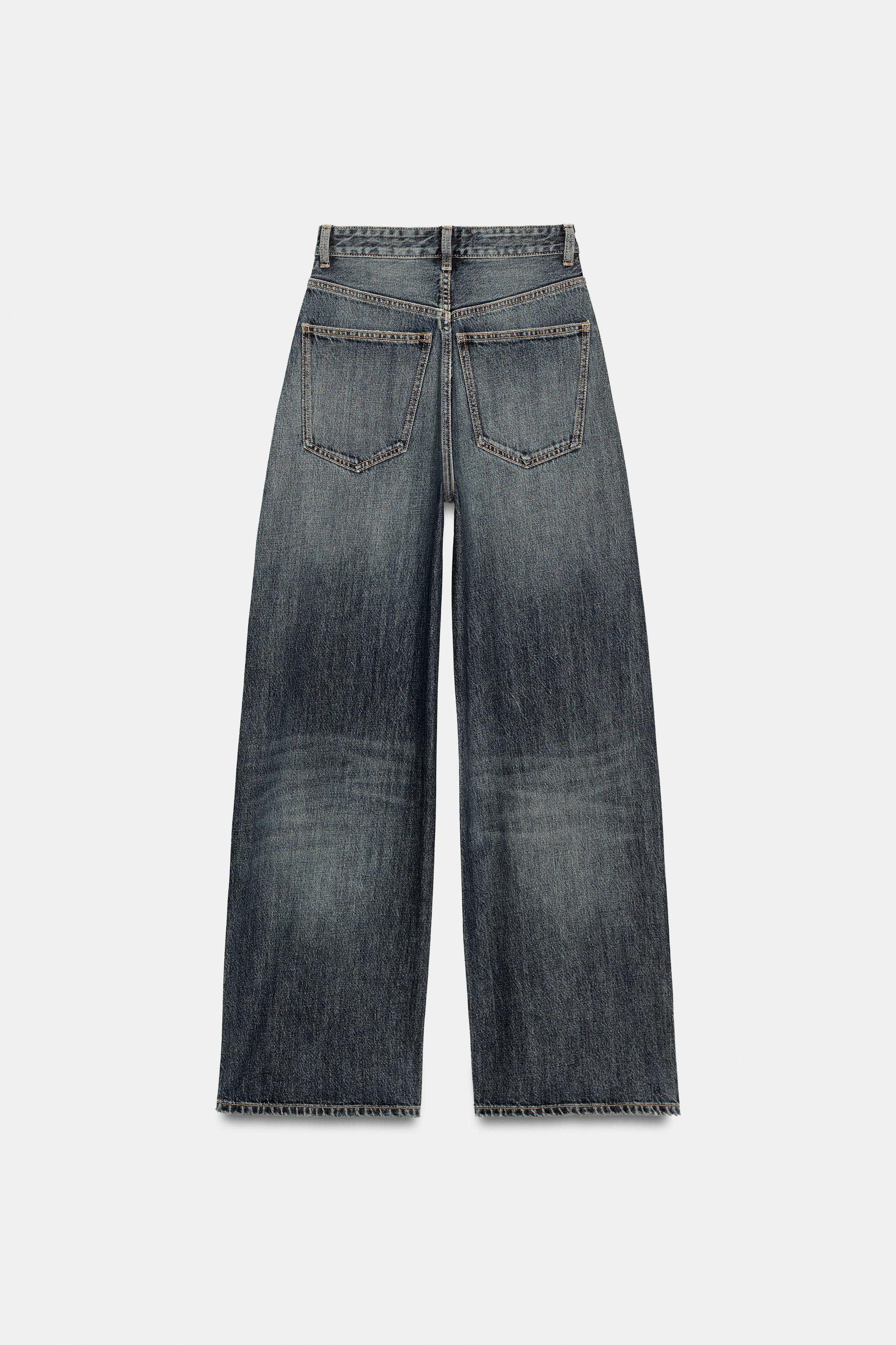 JEAN TRF EXTRA WIDE LEG TAILLE HAUTE | Zara US