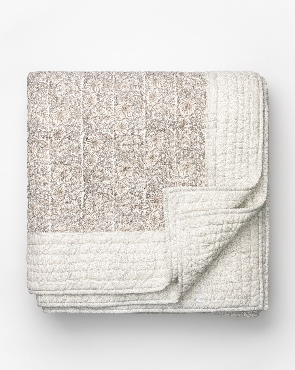 Floral Block Print Quilt | McGee & Co.