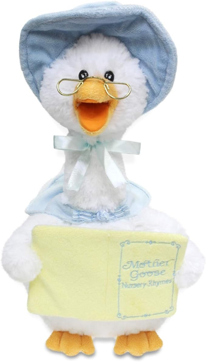 Cuddle Barn - Mother Goose Animated Stuffed Animal, Talking, Story-Telling Plush Toy for Kids, 14... | Amazon (US)