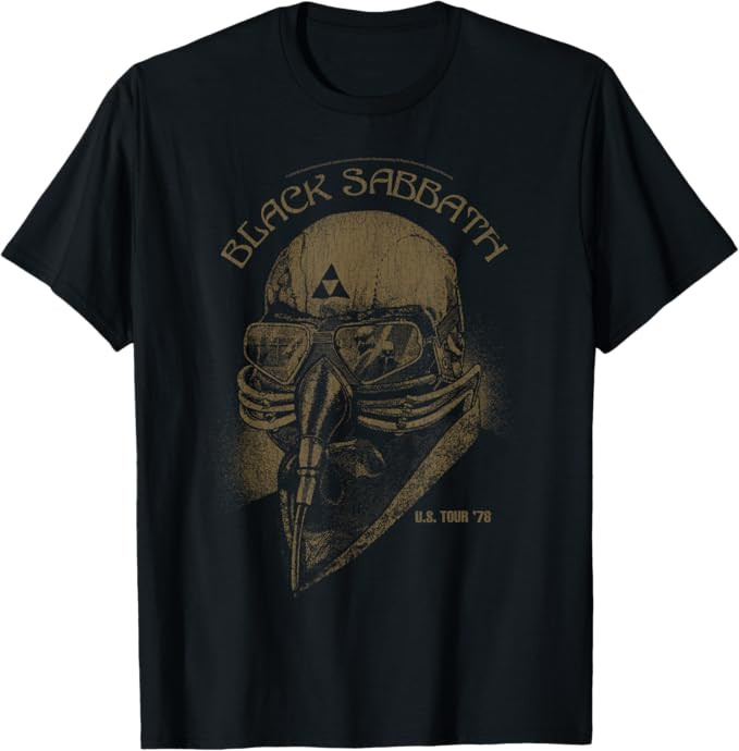 Black Sabbath Official U.S Tour '78 T-Shirt | Amazon (US)