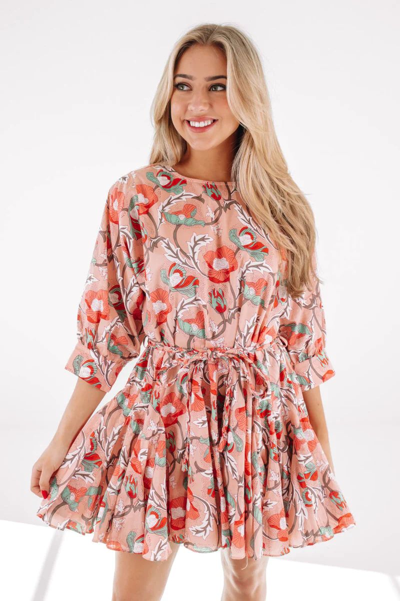 Walk In The Park Dress - Pink | The Impeccable Pig